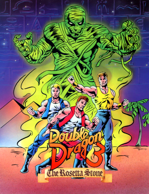 Double Dragon 3 - The Rosetta Stone (US) Arcade Game Cover